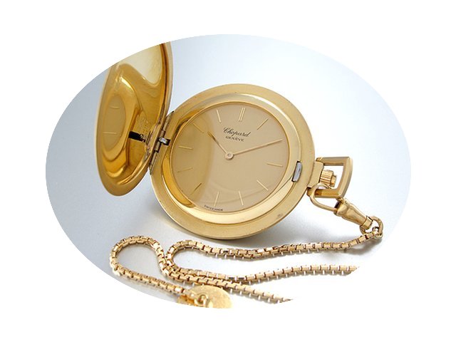 Chopard Frackuhr - 18K/750 Gelbgold - mi...