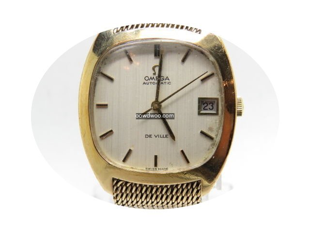 Omega Automatic De-Ville Solid Yellow Go...