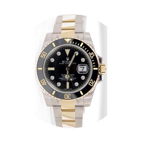 Rolex Submariner 116613 Heavy Band Black...