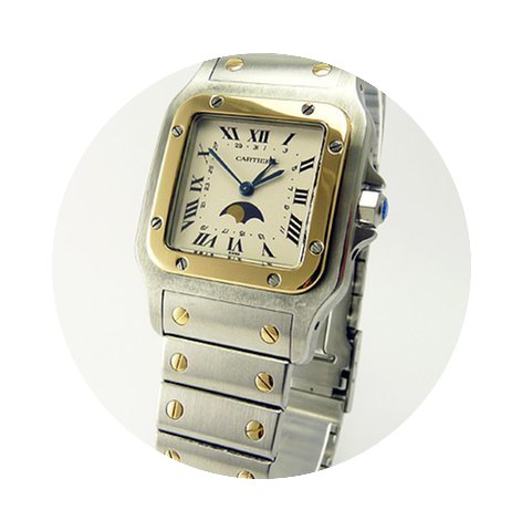 Cartier Santos Moonphase...