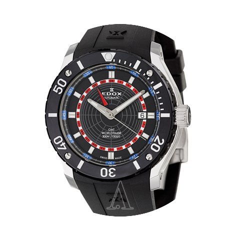 Edox Men's Class 1 GMT Worldtimer Watch...