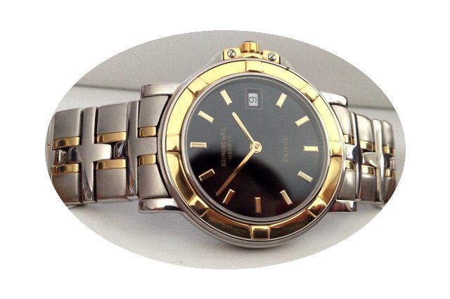 Raymond Weil Parsifal Date Gold Steel 38...
