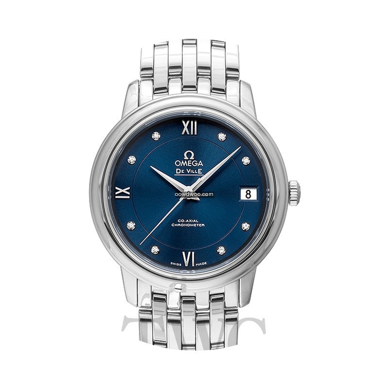 Omega De Ville Prestige Quartz Blue Stee...