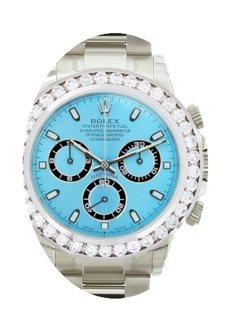 Rolex Daytona Watch With Ice Blue Dial 1...