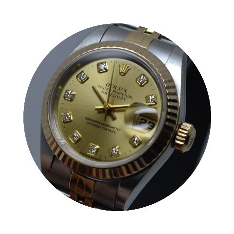 Rolex Datejust 26mm Date Diamonds Gold S...