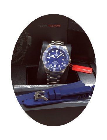 Tudor PELAGOS New Model 25600TB BLUE DIV...