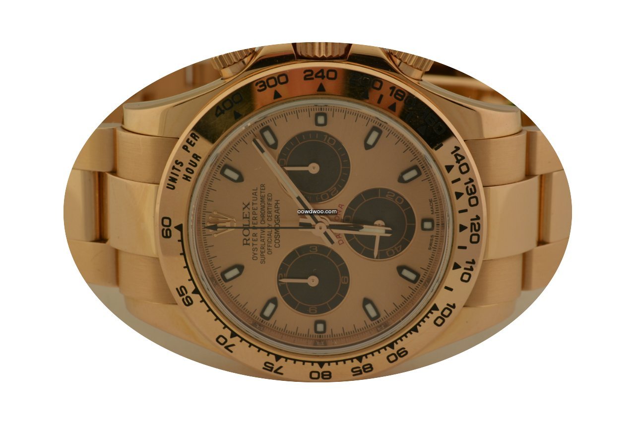Rolex DAYTONA ROSE GOLD LAST DIAL ROSE G...