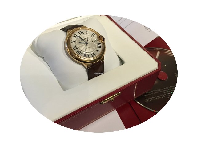 Cartier Ballon Bleu 42 mm, Or rose...