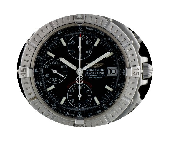 Breitling S/S Black Dial Chronomat Evolu...