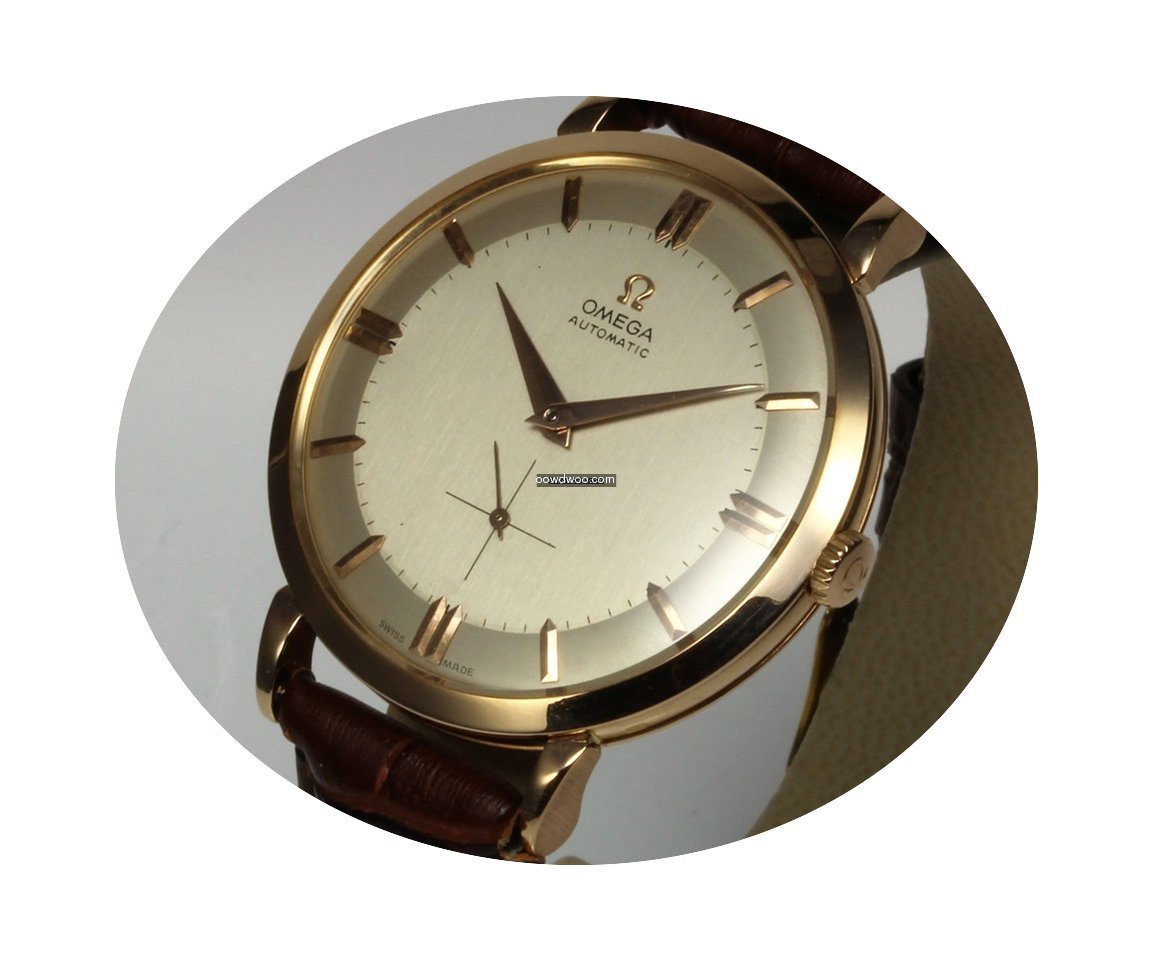 Omega Top Vintage Automatik Uhr 18K Ros...