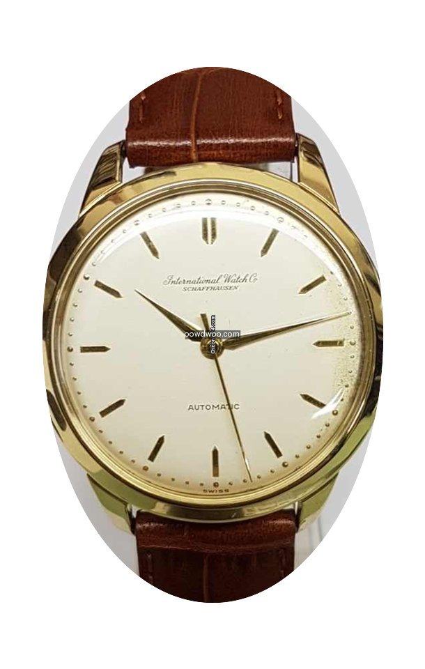 IWC INTERNATIONAL WATCH CO 18K GOLD AUTO...