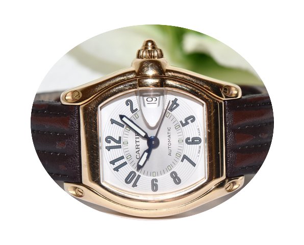 Cartier Roadster 18kt Gold Ref.2524 Papi...