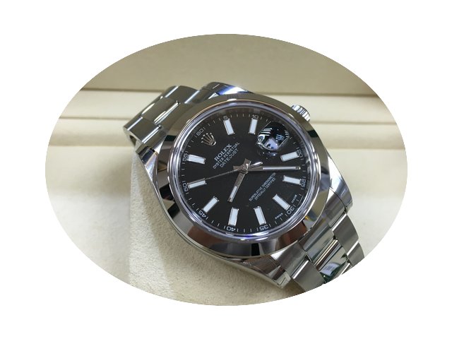 Rolex 116300 41mm Datejust II Black Inde...