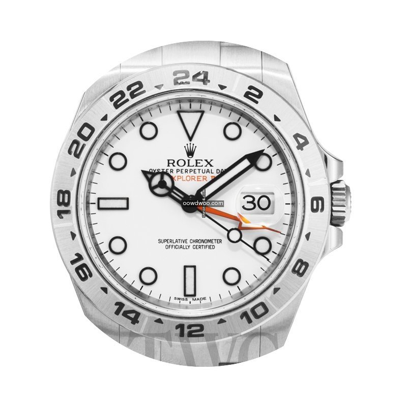Rolex Explorer II White/Steel Ø42 mm - ...