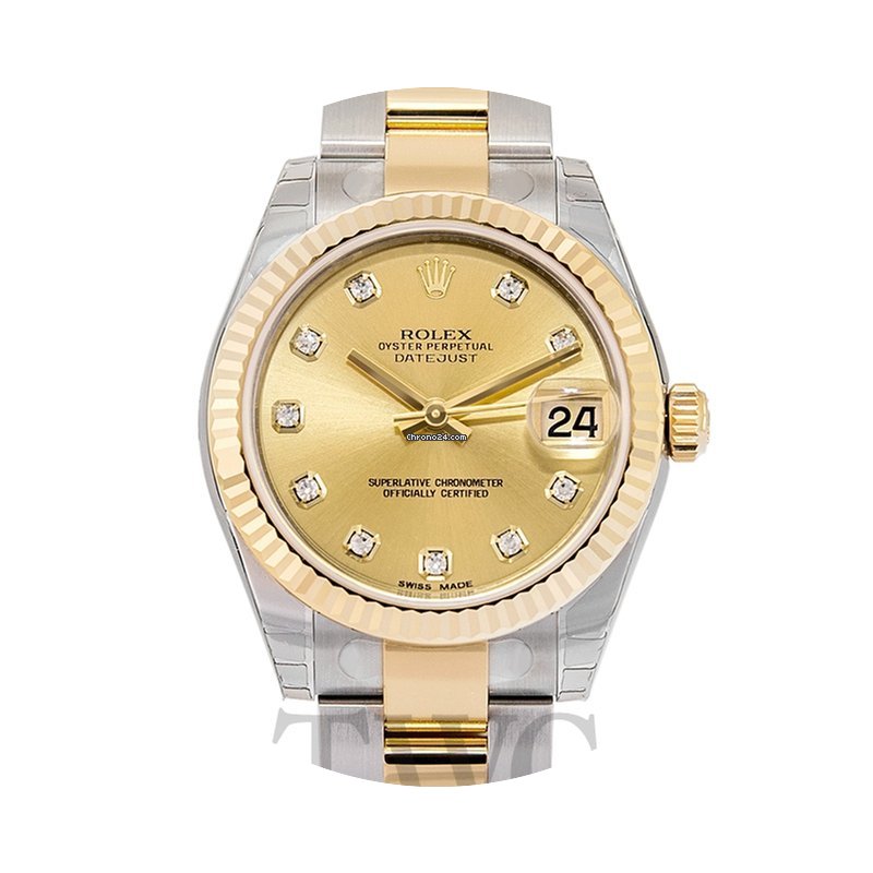 Rolex Datejust Lady 31 Champagne/18k gol...