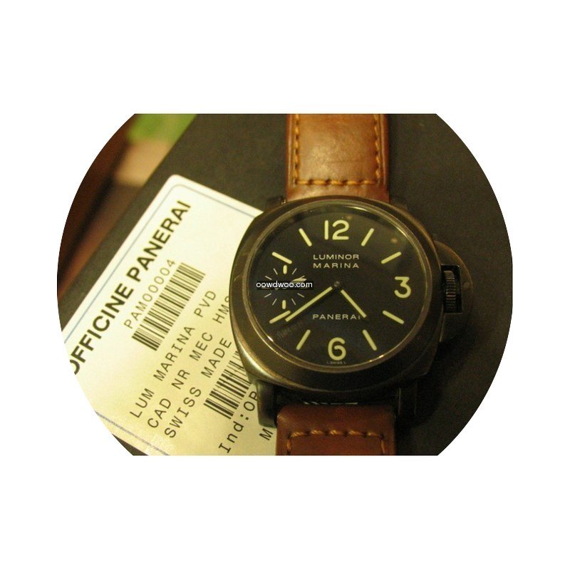 Panerai Luminor Marina PAM 004 PVD 'B' 1...