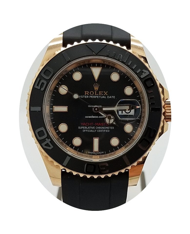 Rolex Yachth-master Ceramic 40mm Rose Go...