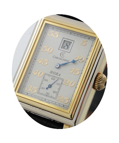 Chronoswiss Hora 18k Gelbgold / Weissgol...