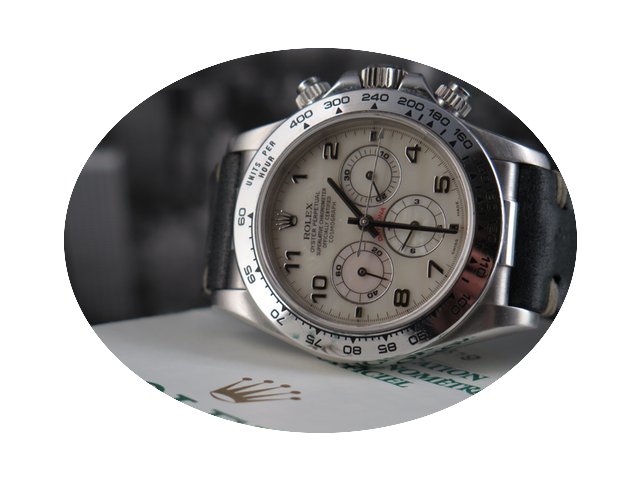 Rolex 16519 Zenith Daytona-White Gold-MO...
