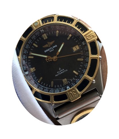 Breitling Automatic Watch with black dia...