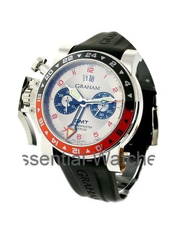 Graham GMT Oversize Chronofighter Red an...