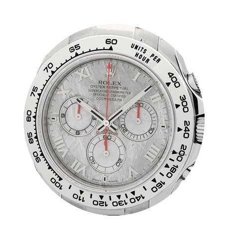 Rolex Daytona 18k White Gold Meteorite D...