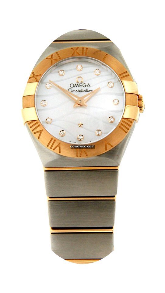 Omega CONSTELLATION 27 MM QUARTZ BRUSHED...