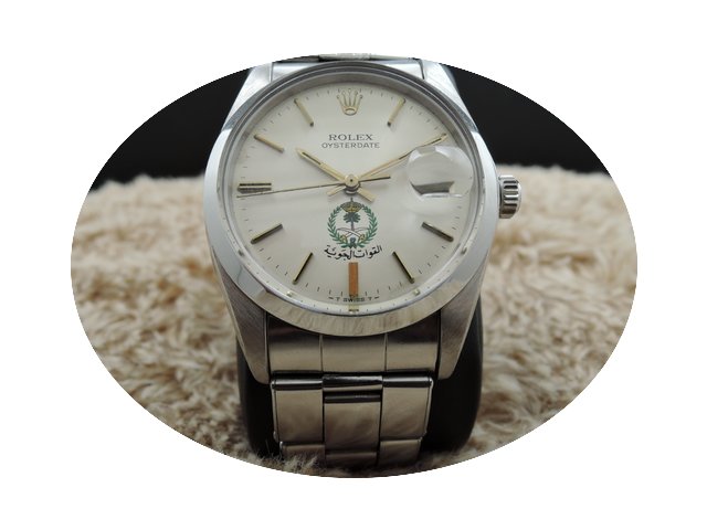 Rolex OYSTER DATE 6694 Original Silver D...