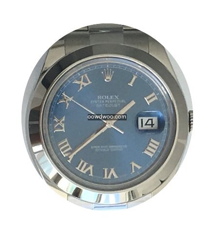 Rolex Datejust II 41mm Blue Dial Roman S...