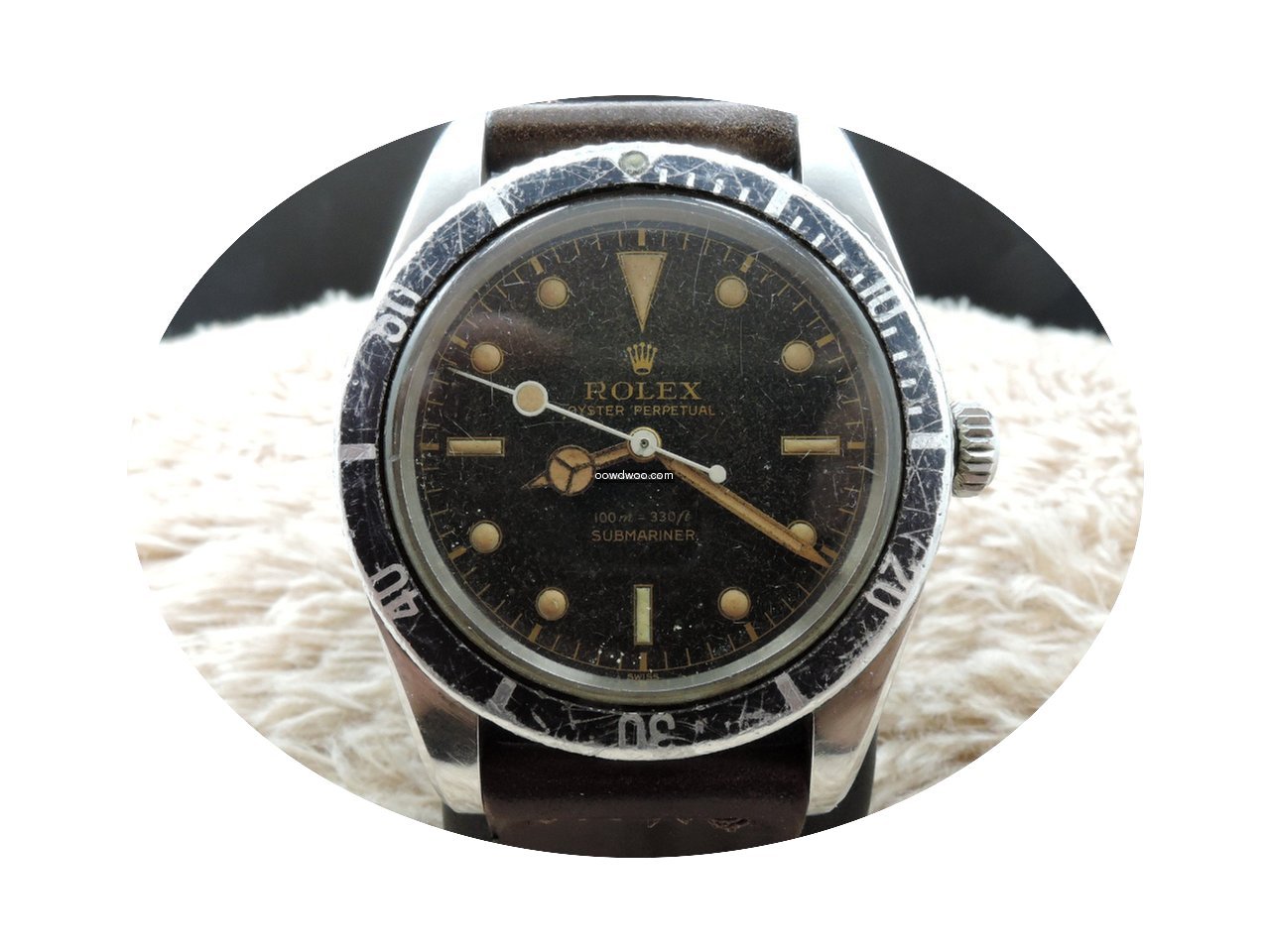 Rolex SUBMARINER 6536/1 Original Gilt Di...