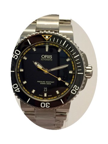 Oris Aquis Date 2016 New 3 Years Warrant...