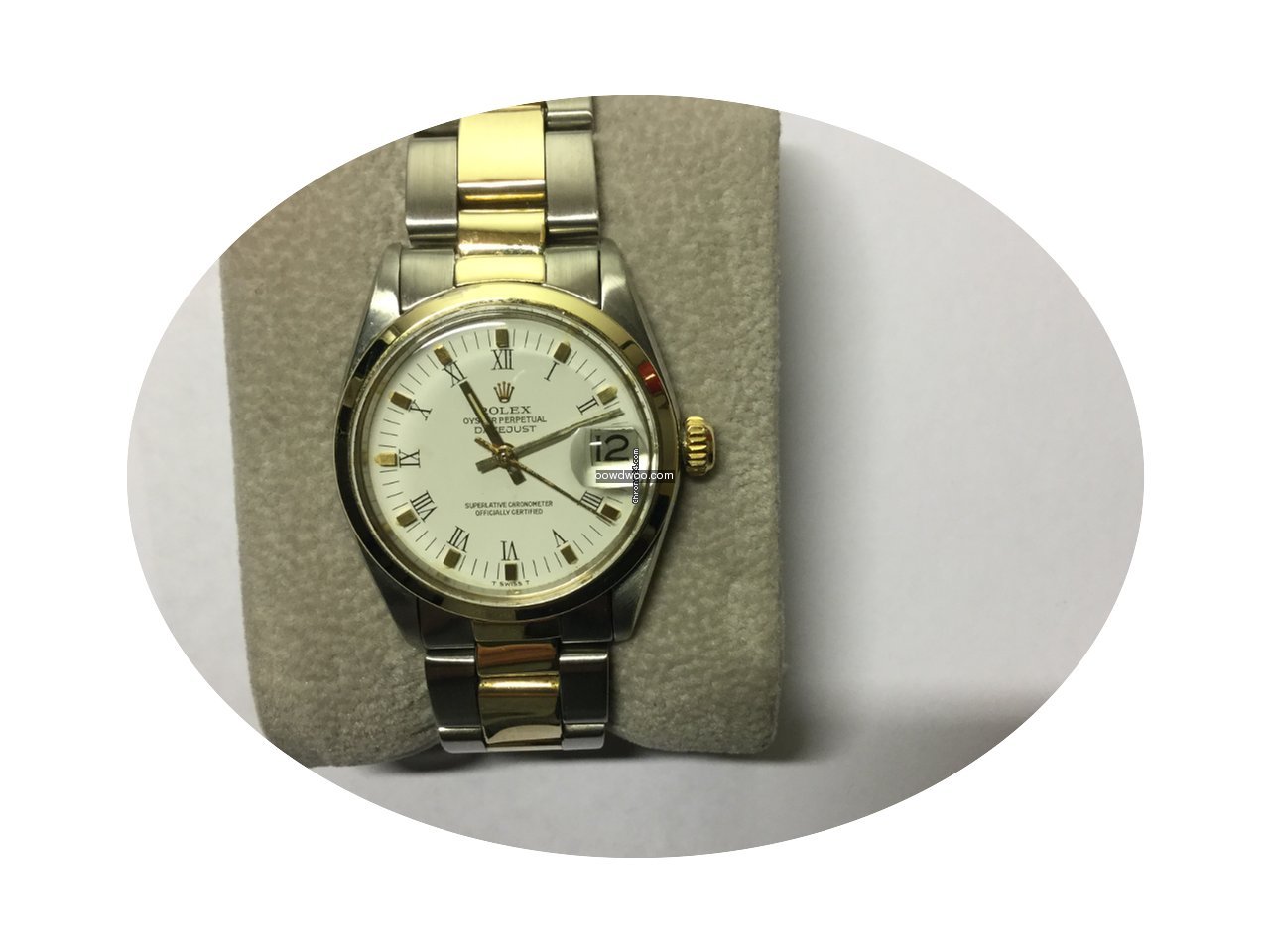Rolex DateJust 31mm Ladies Steel Gold oy...