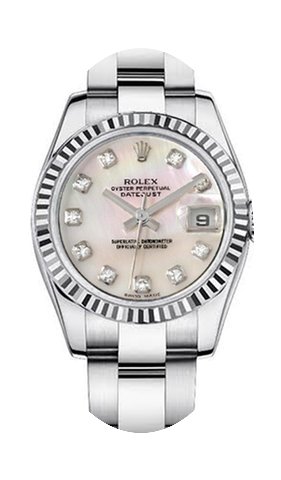 Rolex Women's New Style Steel Datejust O...