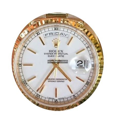 Rolex Mens President Day Date 36mm 18238...