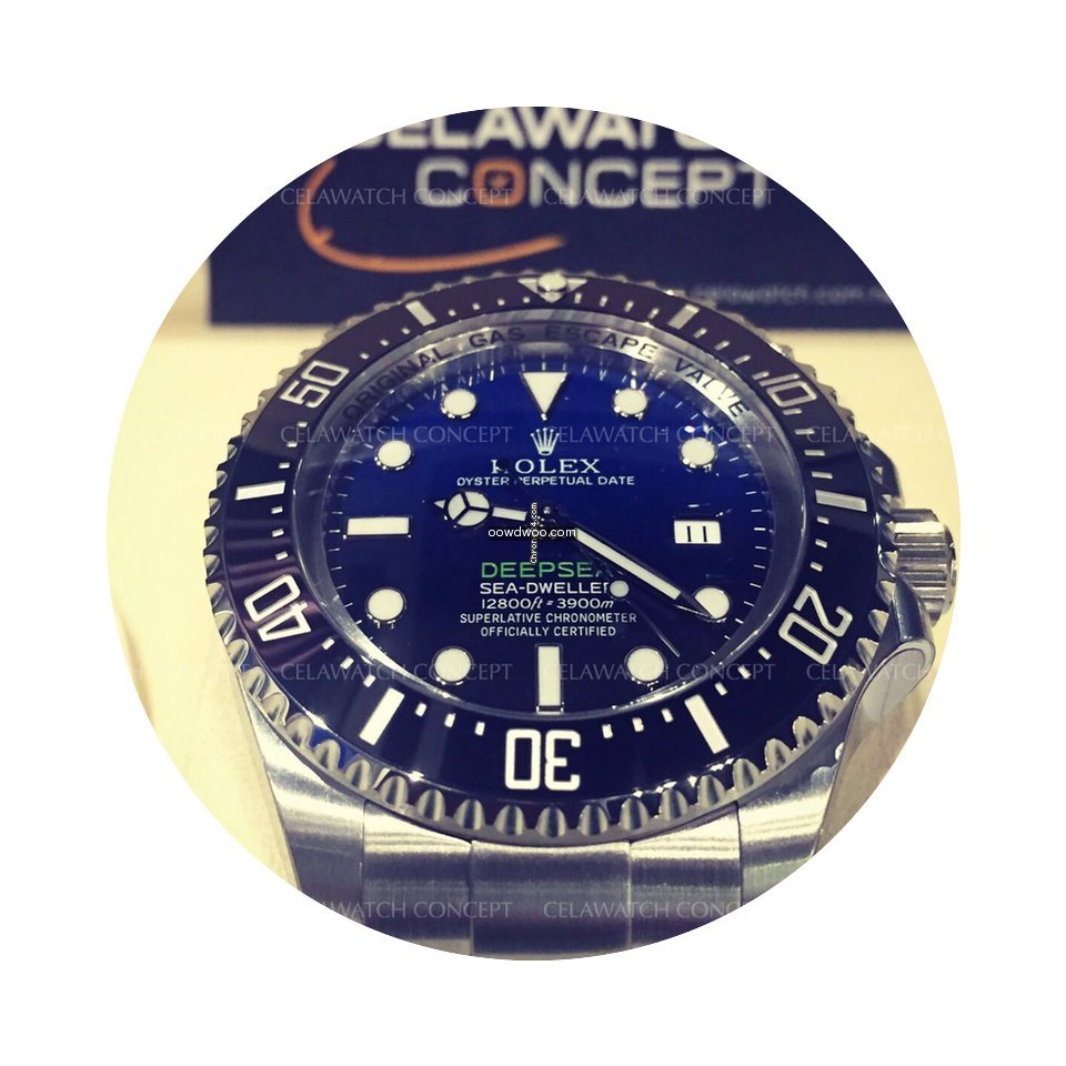 Rolex Deepsea D-blue 116660 Blue / Black...