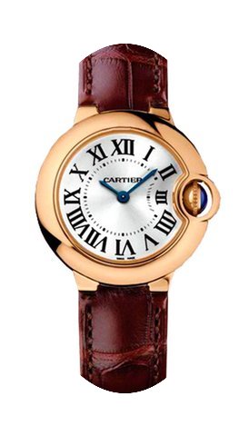 Cartier Ballon Bleu Silver Dial 18K Rose...