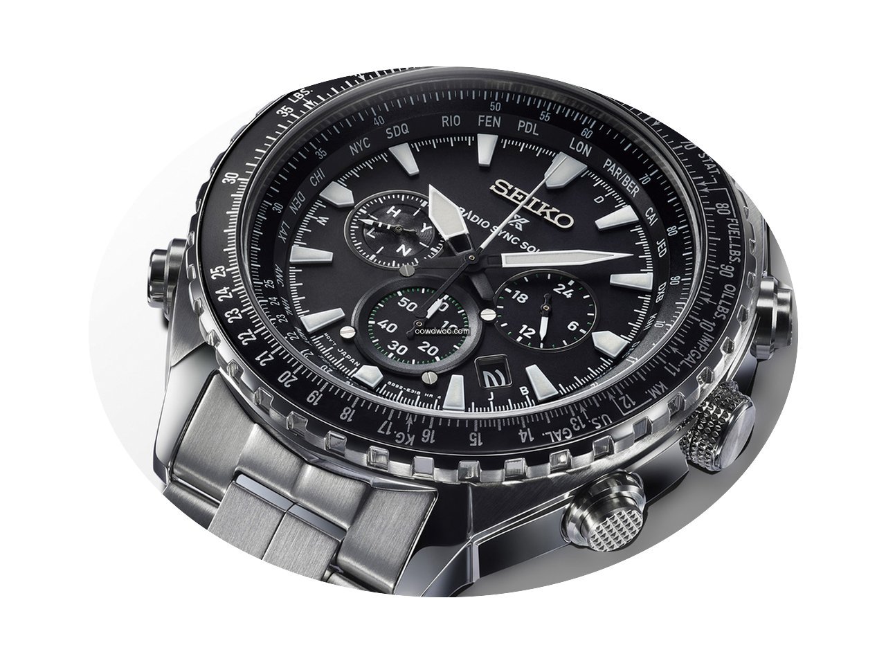 Seiko Prospex Funk Solar World Time Chro...