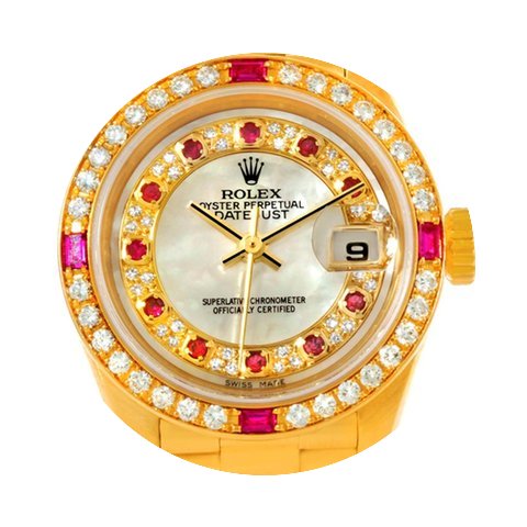 Rolex President Ladies Yellow Gold Myria...