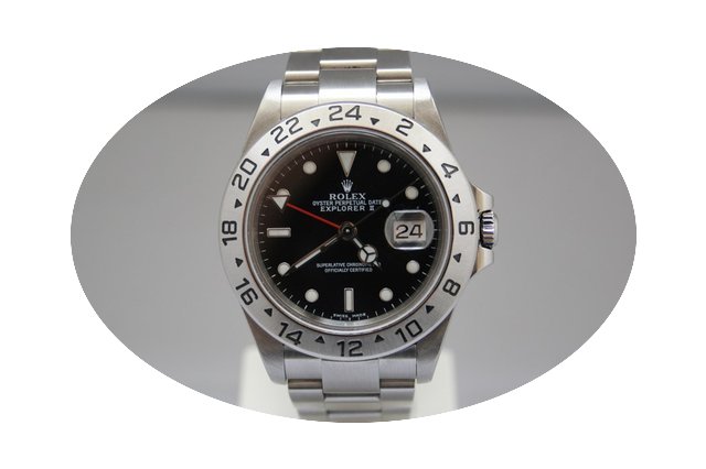 Rolex Explorer II 16570 No Holes...