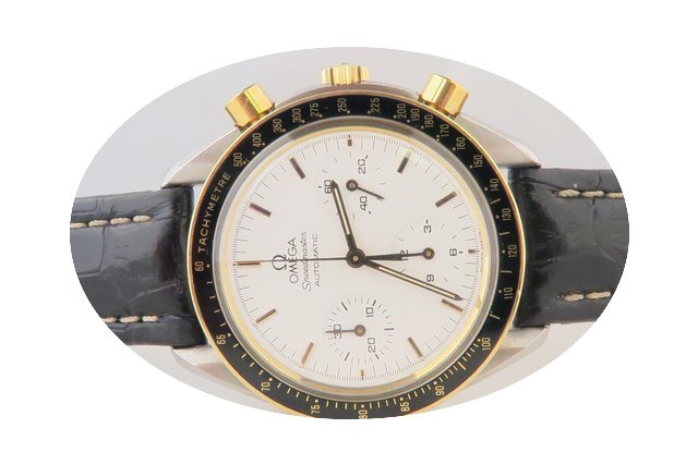 Omega Speedmaster Reduced Steel Gold...