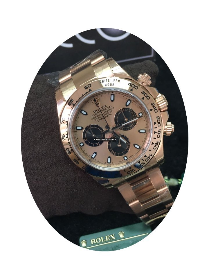 Rolex 116505 Pink Dial...