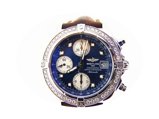 Breitling Windrider Factory Diamond Beze...
