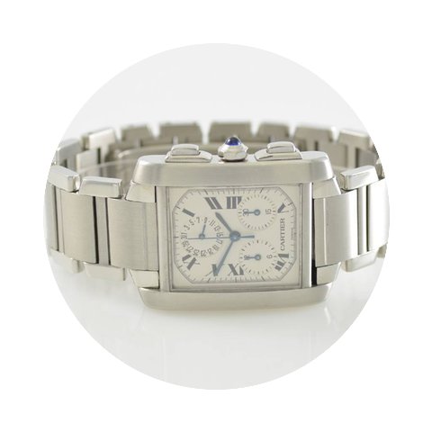 Cartier Tank Francaise Chronoflex...