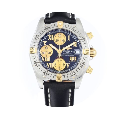 Breitling Chrono Cockpit Gold/Steel B133...