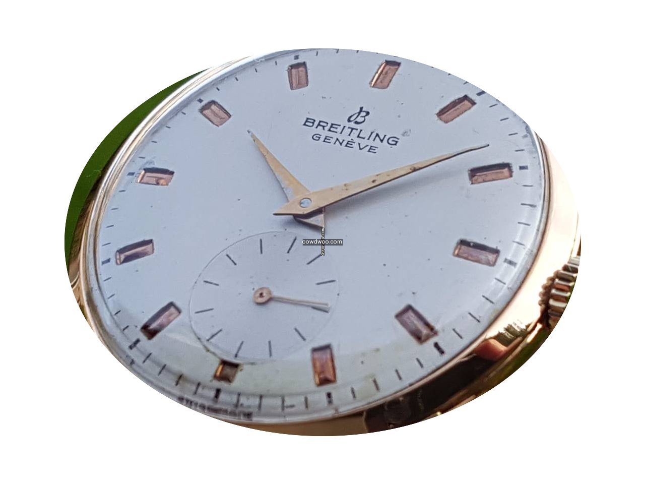 Breitling Oversize Gents Vintage 18K...