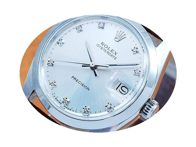 Rolex 6694 Oysterdate Precision Diamonds...