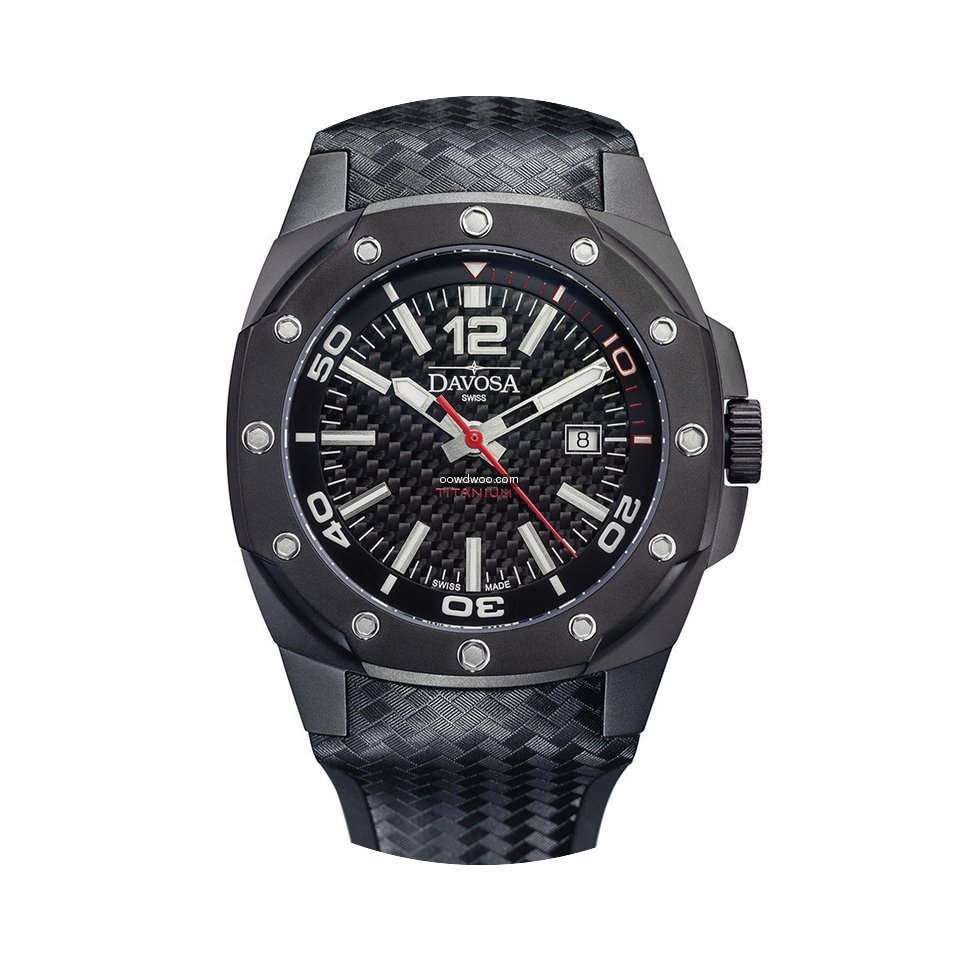 Davosa Swiss Titanium 16156255 Black Men...
