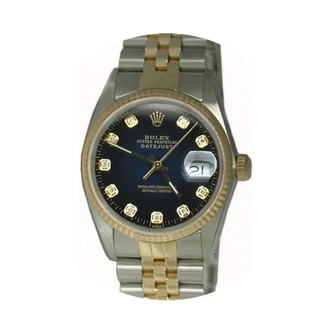 Rolex Men's Model 16233 Steel and Gold J...