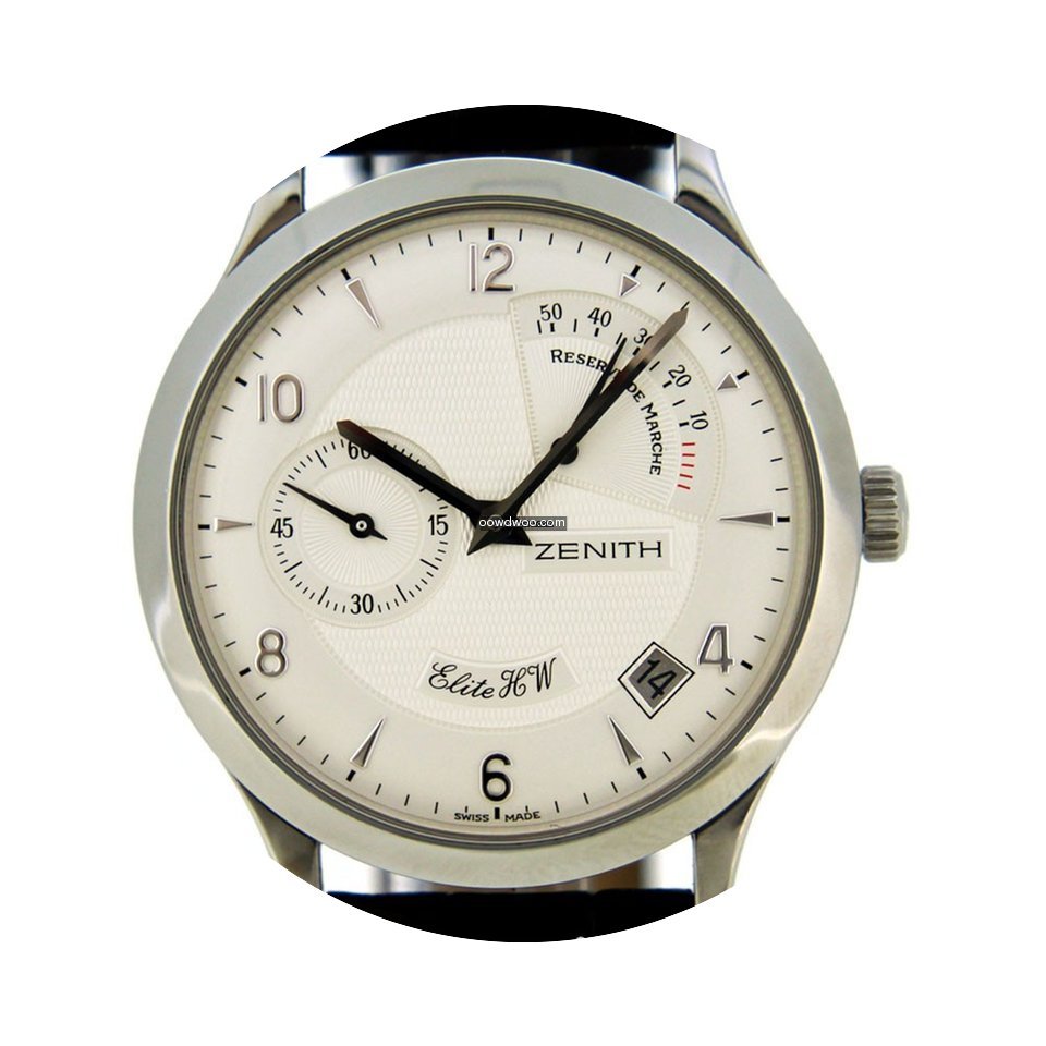 Zenith Elite H W Reserve de Marche 01.11...
