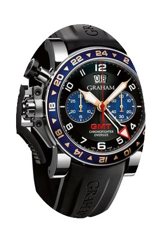 Graham Chronofighter Oversize GMT Steel...